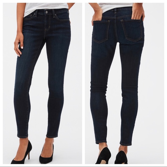 The Gap Size 4 Slim Fit Regular Black Denim Jeans NWOT
